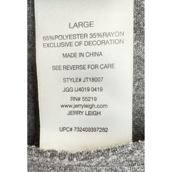 Disney Mickey Mouse Tank Top Large Gray Sequined Patriotic Shirt - Picture 4 of 7